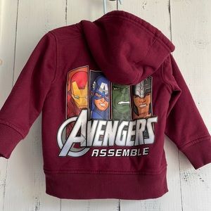 Marvel Avengers Assemble Hooded Sweatshirt Jacket